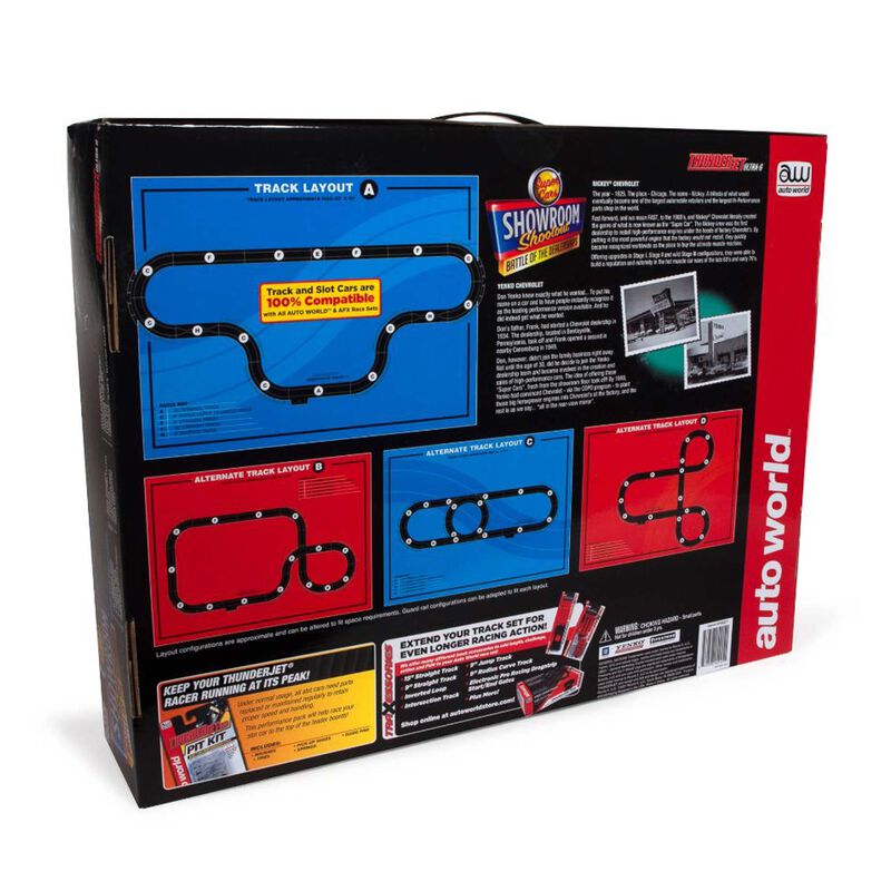 Slot Car SRS337 14' Battle of the Dealerships Set