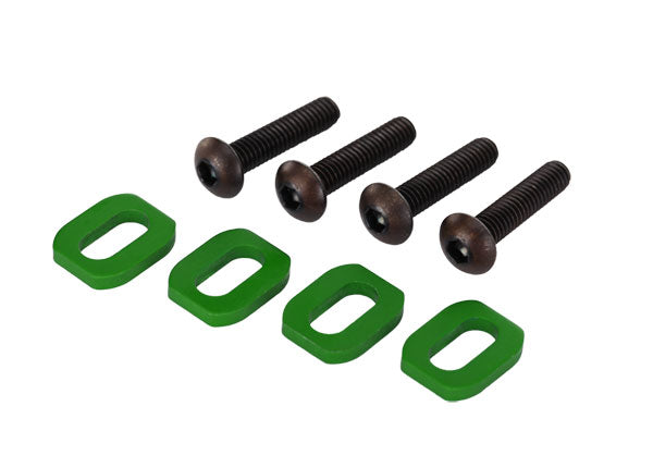 Traxxas 7759G Rondelles, support moteur, aluminium