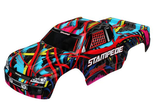 TRAXXAS 3649 BODY STAMPEDE HWN DECAL APPLD