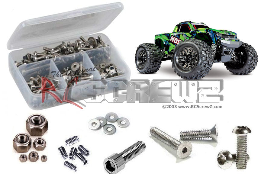 RC Screwz RCZTRA097 Traxxas Hoss 4×4 VXL (#90076-4) Kit de tornillos de acero inoxidable
