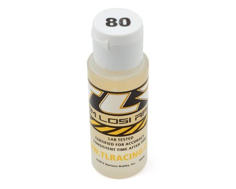 Huile d'amortisseur en silicone Team Losi Racing (2oz) (80wt)