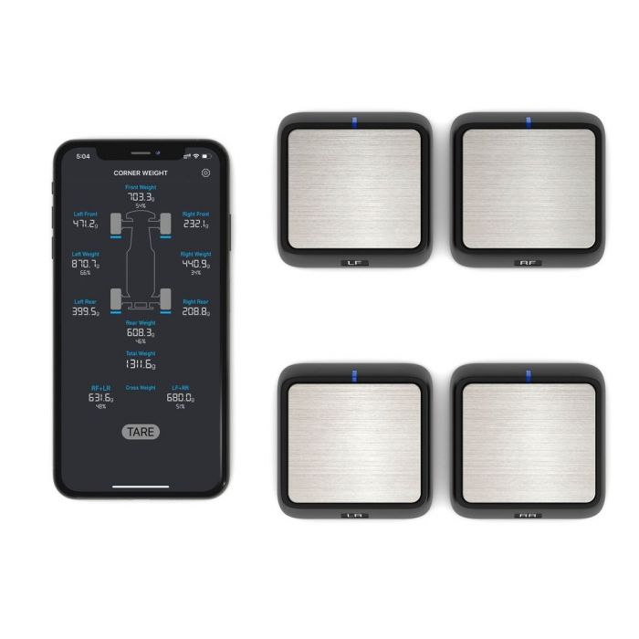 Système de balance de poids d'angle Bluetooth RC Powerhobby PHCWS avec 4 balances