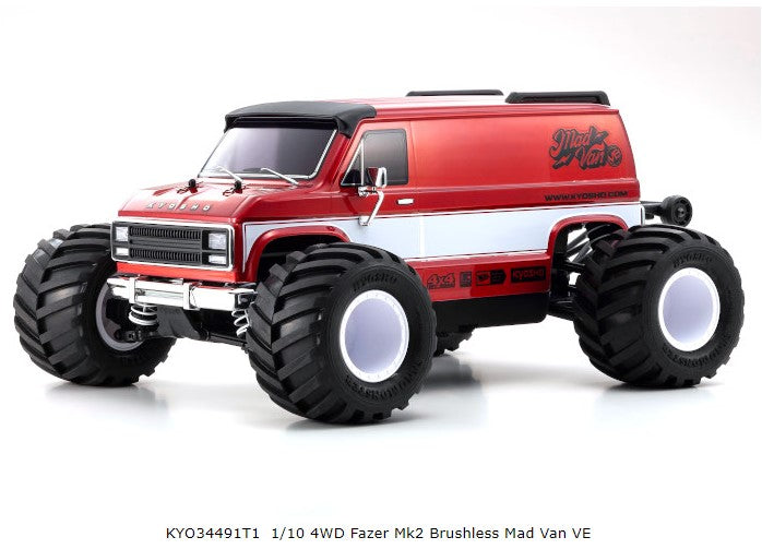 KYOSHO 34491T1 /10 4WD Fazer Mk2 Sin Escobillas Mad Van VE