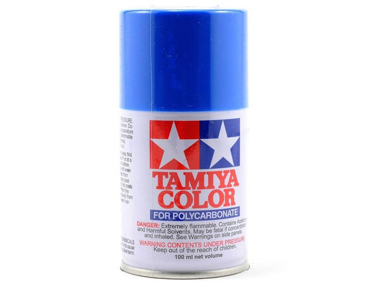 Peinture en aérosol Lexan bleu brillant PS-30 Tamiya (100 ml)