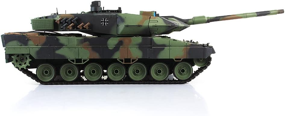 HengLong RC 1/16 échelle allemand Leopard 2A6 Air Soft RC char de combat fumée et son