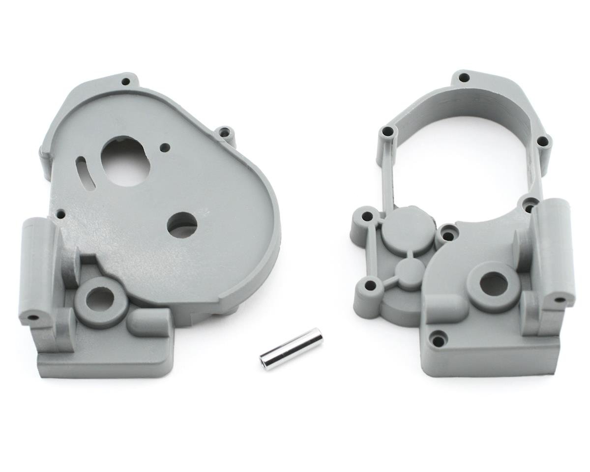 Traxxas 3691A Mitades de caja de cambios con eje loco (gris)