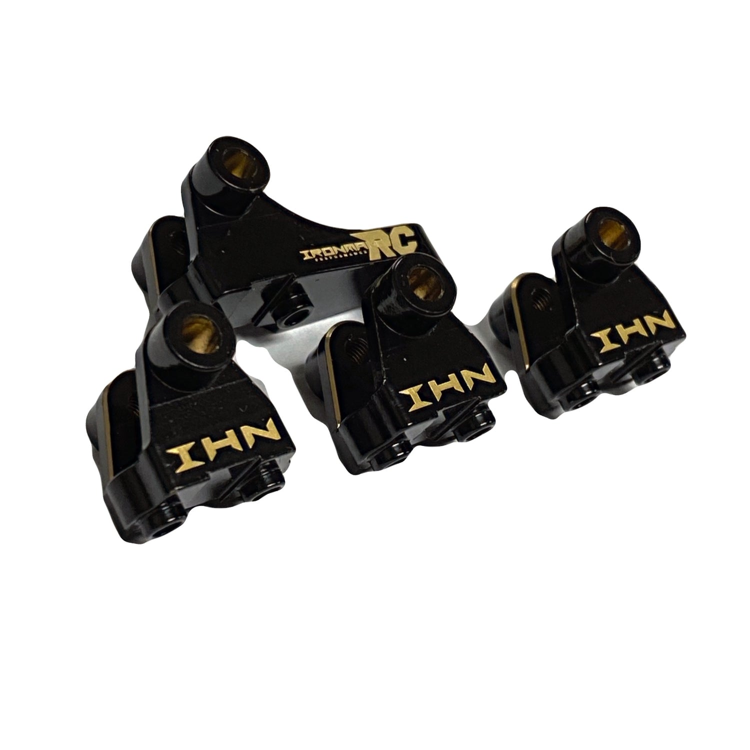 IRonManRc TRX4 TRX6 BRASS LINK MOUNT BLACK
