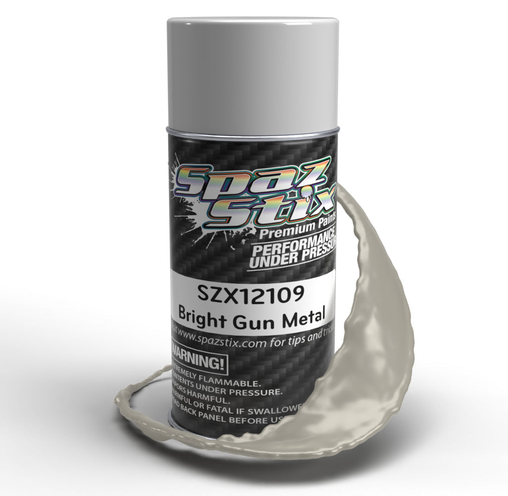 Spaz Stix 12109 Pintura en aerosol de metal brillante, lata de 3.5 oz