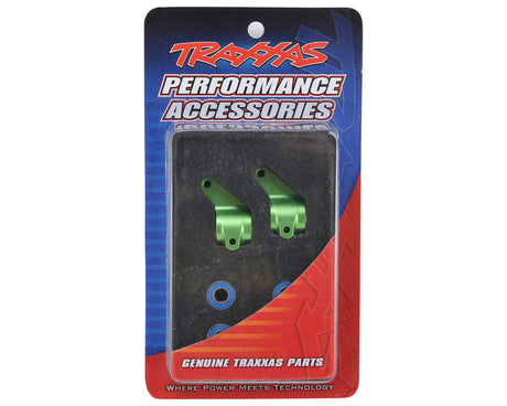Traxxas 3636G Aluminum Steering Blocks w/Ball Bearings (Green) (2)