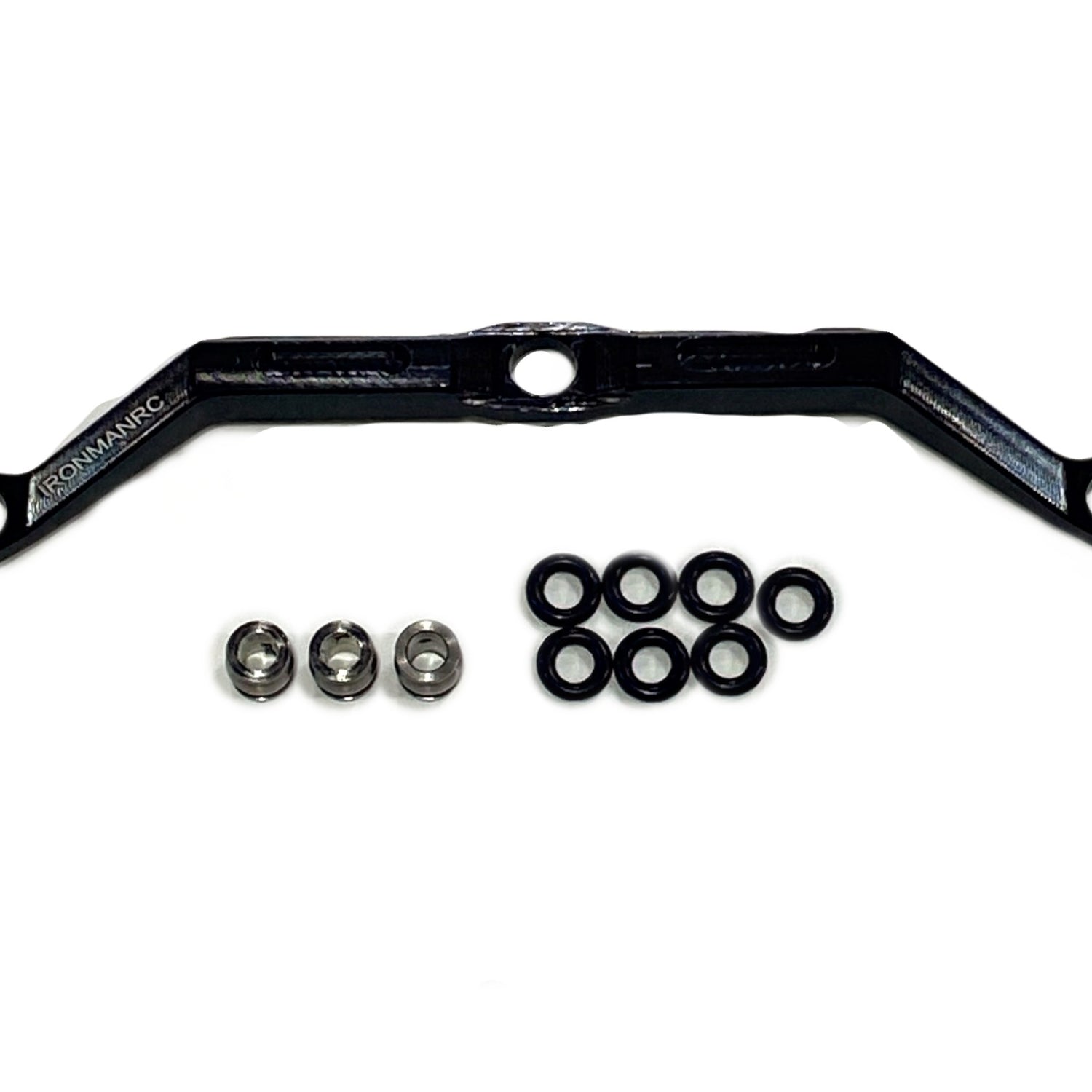 LIAISON DE DIRECTION EN ALUMINIUM IronManRc POUR TRAXXAS ÉCHELLE 1/18 TRX4M NOIR