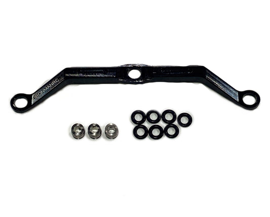 IRonManRc ALUMINUM STEERLING LINK FOR TRAXXAS 1/18 SCALE TRX4M BLACK