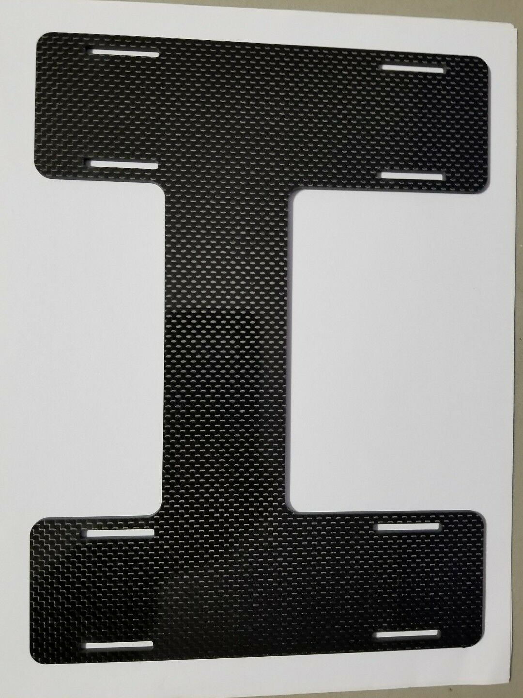 Plateau de batterie à plaque H en FIBRE de carbone 1/8, décalage universel