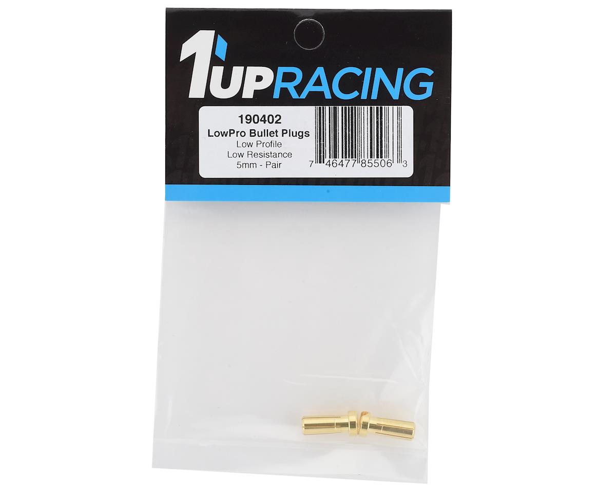 1UP Racing 190402  5mm LowPro Bullet Plugs (2)