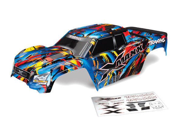 Traxxas 7711T Body, X-Maxx®, Rock n' Roll (painted, decals applied)