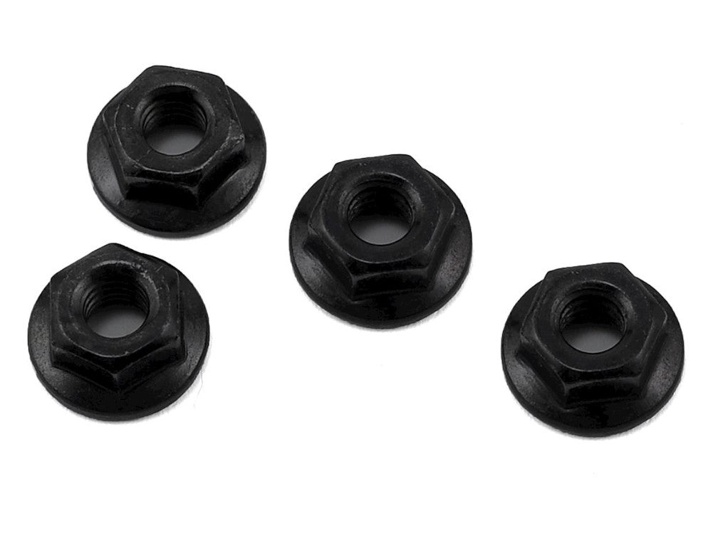 MST 832502W 24mm LM Wheel (White) (4) (0mm Offset) w/12mm Hex