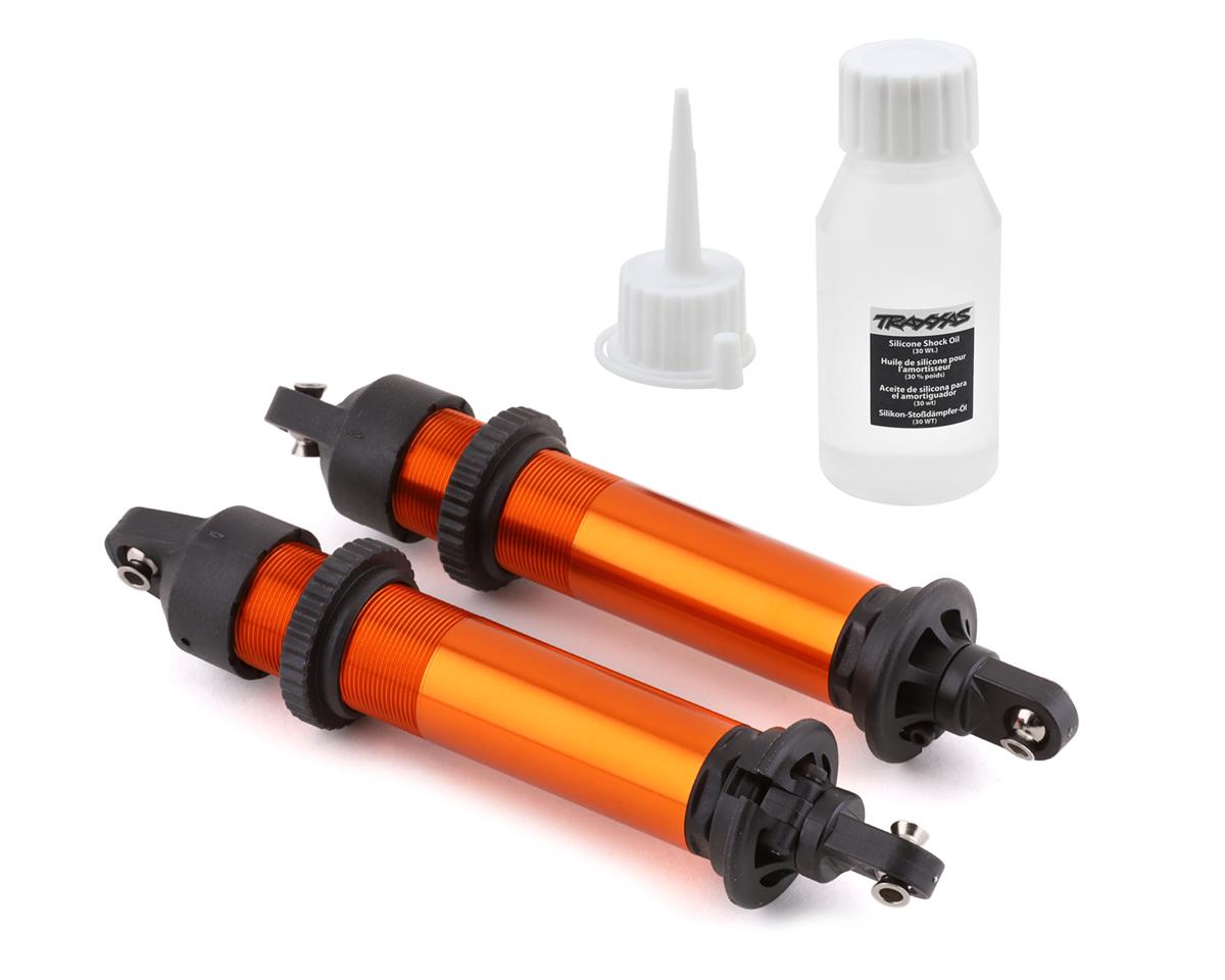 Traxxas 7761T X-Maxx GTX Assembled Shocks (Orange) (2)