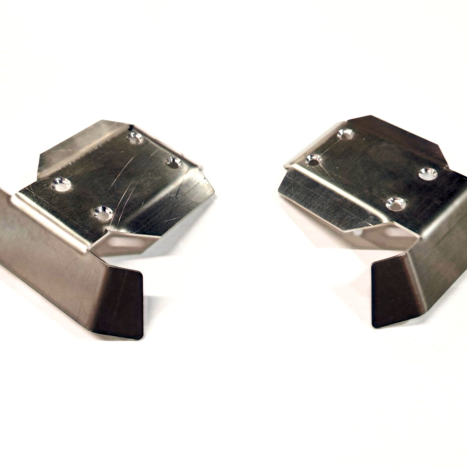 Island Hobby Nut TRAXXAS SLEDGE PLACAS PROTECTORAS DELANTERAS Y TRASERAS DE ACERO INOXIDABLE