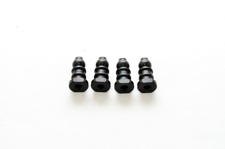 HOBAO 89107 SHOCK STEEL BALL END 6.8MM, 4PCS
