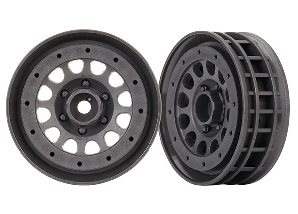 Traxxas 8173A Method 105 1.9 Beadlock Wheels (Charcoal Gray) (2)