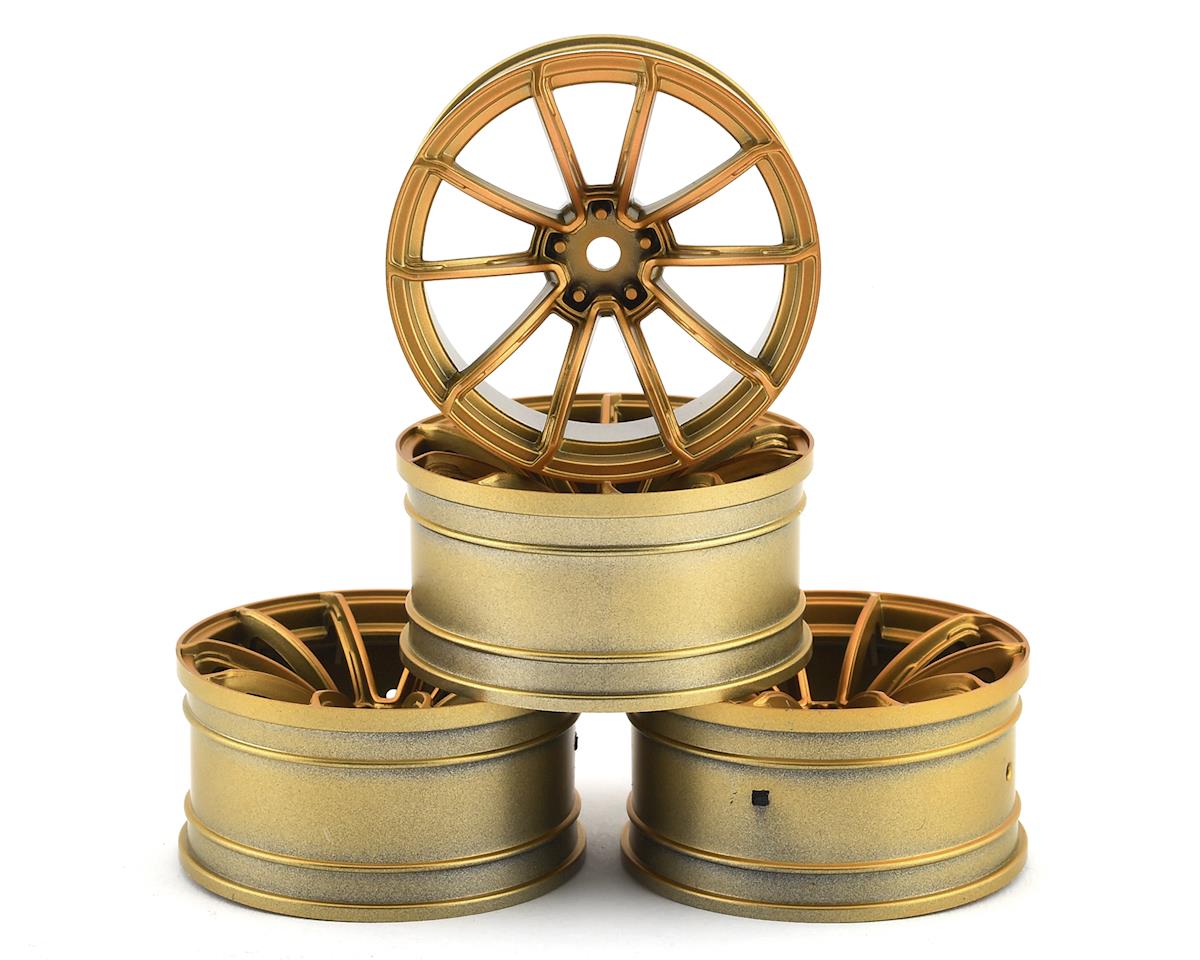 MST 832068GD GTR Wheel Set (Gold) (4) (+9 Offset) w/12mm Hex