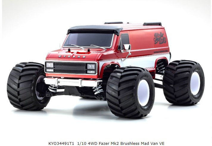 KYOSHO 34491T1 /10 4WD Fazer Mk2 Sin Escobillas Mad Van VE