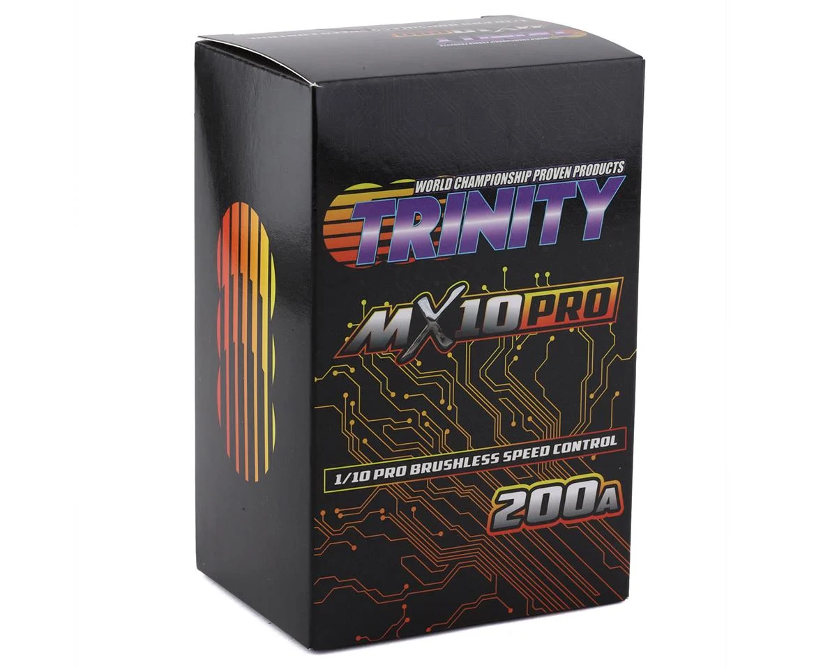 Trinity TEP0003 MX10 1/10 200A ESC sin escobillas con sensor de competición