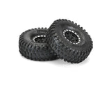 Neumáticos Pro-Line Hyrax de 1,9" con ruedas Impulse (negro/plateado) (2) (Predator) con 12 mm