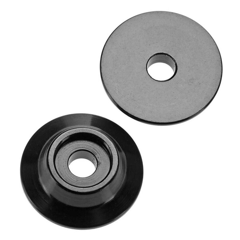 Arrma AR320216 Botón de ala, aluminio negro (2): KRATON/TALION/TYPHON