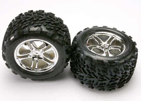 PNEU TRAXXAS 5174 T&amp;W SS CHRM 3.8 WHL/TALON