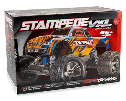 (DISCONTINUED) Traxxas 36076-74-ORNG Stampede VXL Brushless 1/10 RTR 2WD Monster Truck