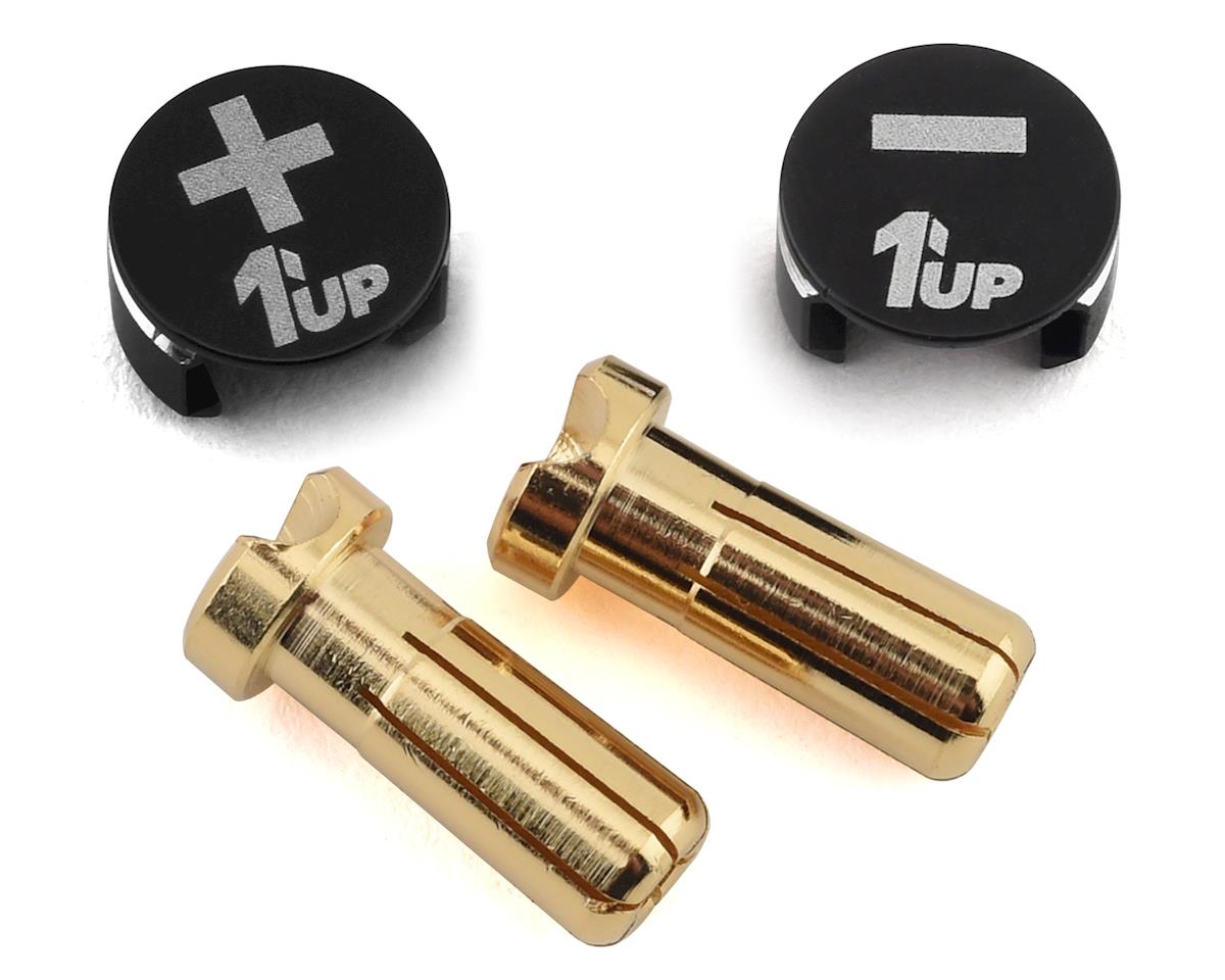 1UP Racing 190412 Puños LowPro Bullet Plug con balas de 5 mm