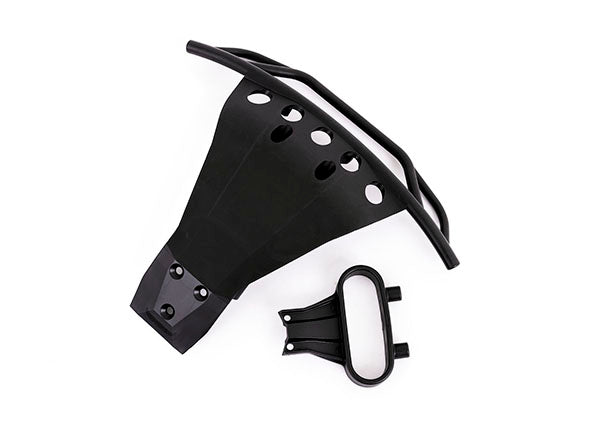 Traxxas 6835X front bumper, support fits 4WD Slash for LED light kit