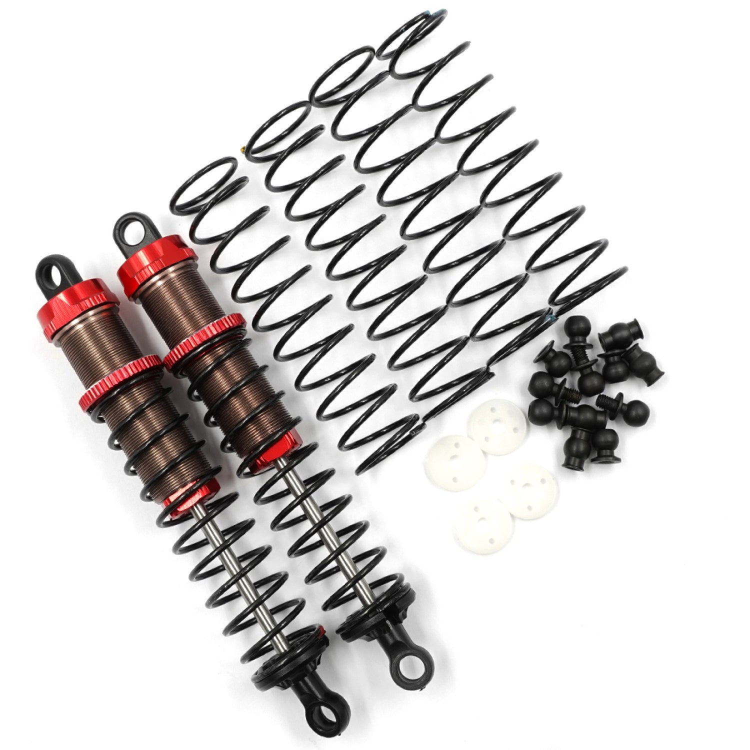 YEAH RACING BBG-0100RD ALUMINIO BIG BORE GO 100MM AMORTIGUADOR 2PCS