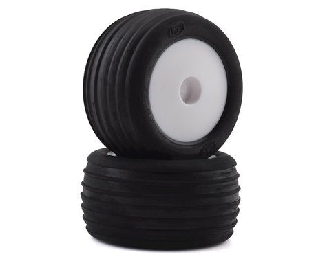 Losi LOS41014 Mini-T 2.0 Directional Pre-Mounted Front Tires (White) (2)