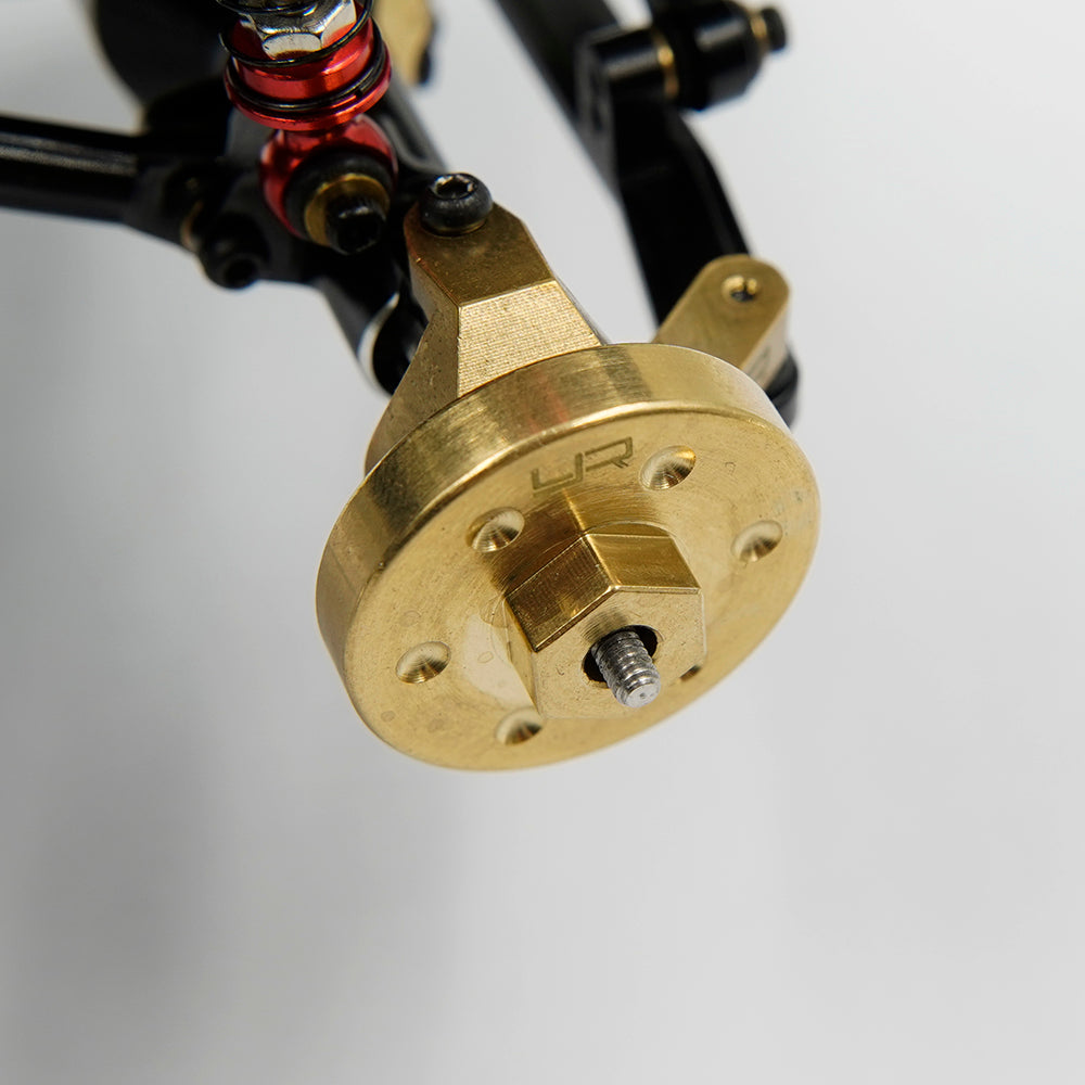 Yeah Racing AXSC-029 BRASS WHEEL HUBS 7G EACH 2PCS FOR AXIAL SCX24