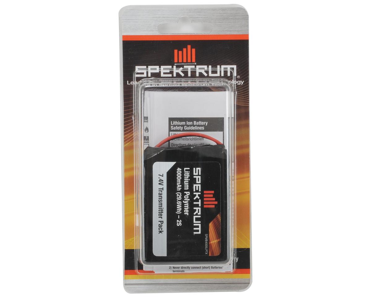 Batterie pour émetteur Spektrum RC DX8 2S LiPo (7,4 V/4 000 mAh)