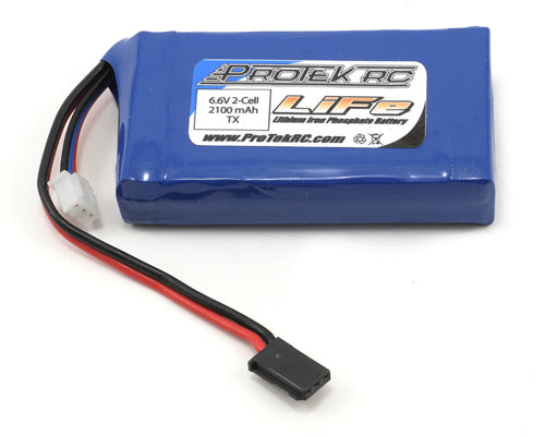 ProTek PTK-5188 RC LiFe Paquete de batería para transmisor Futaba (6,6 V/2100 mAh) (3PV/4PK/