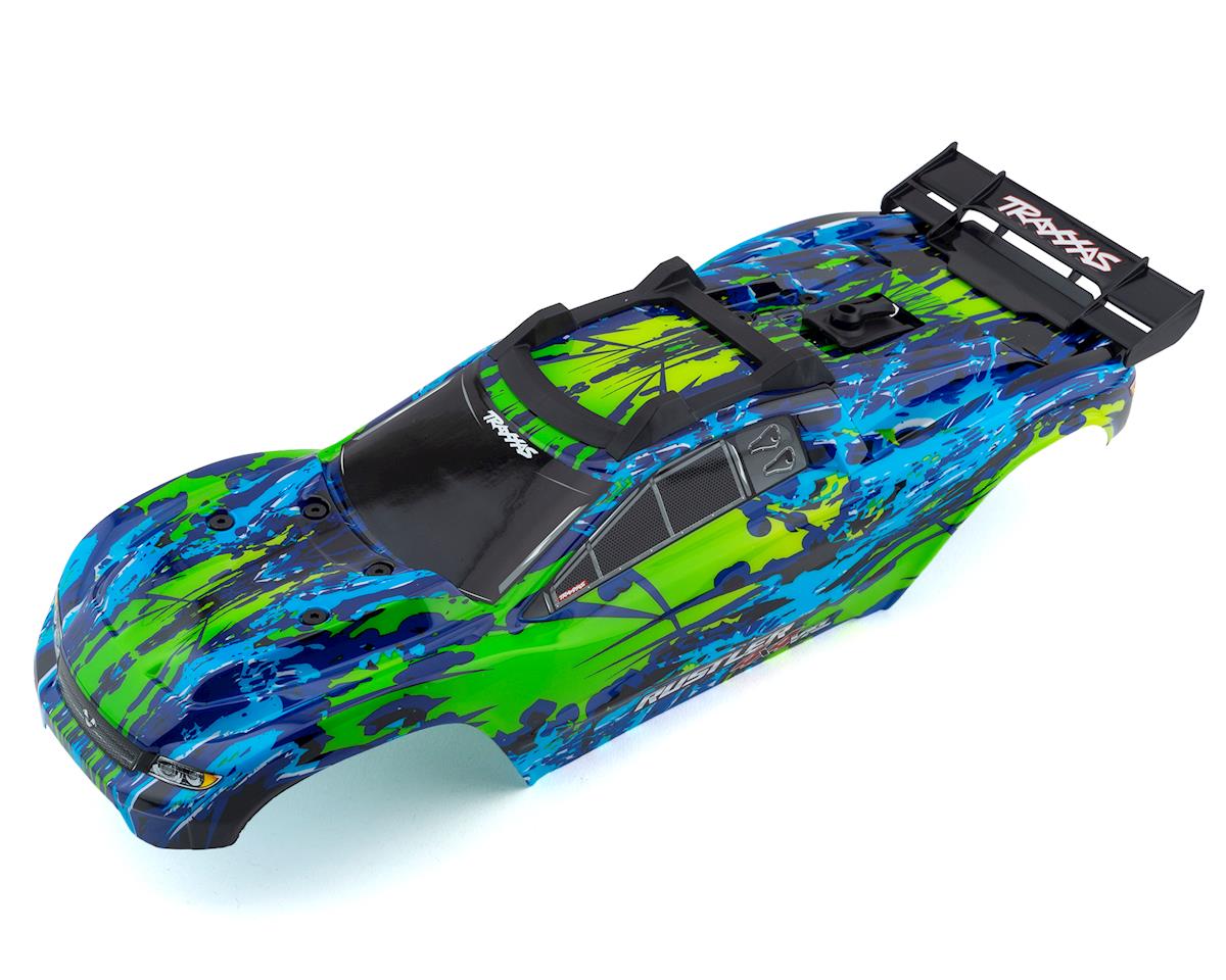 Traxxas 6717G Rustler 4X4 VXL Pre-Painted Body (Green)
