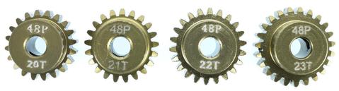 APEX 9752 RC PRODUCTS 48 PITCH 24T 25T 26T 27T ALUMINUM PINION GEAR SET