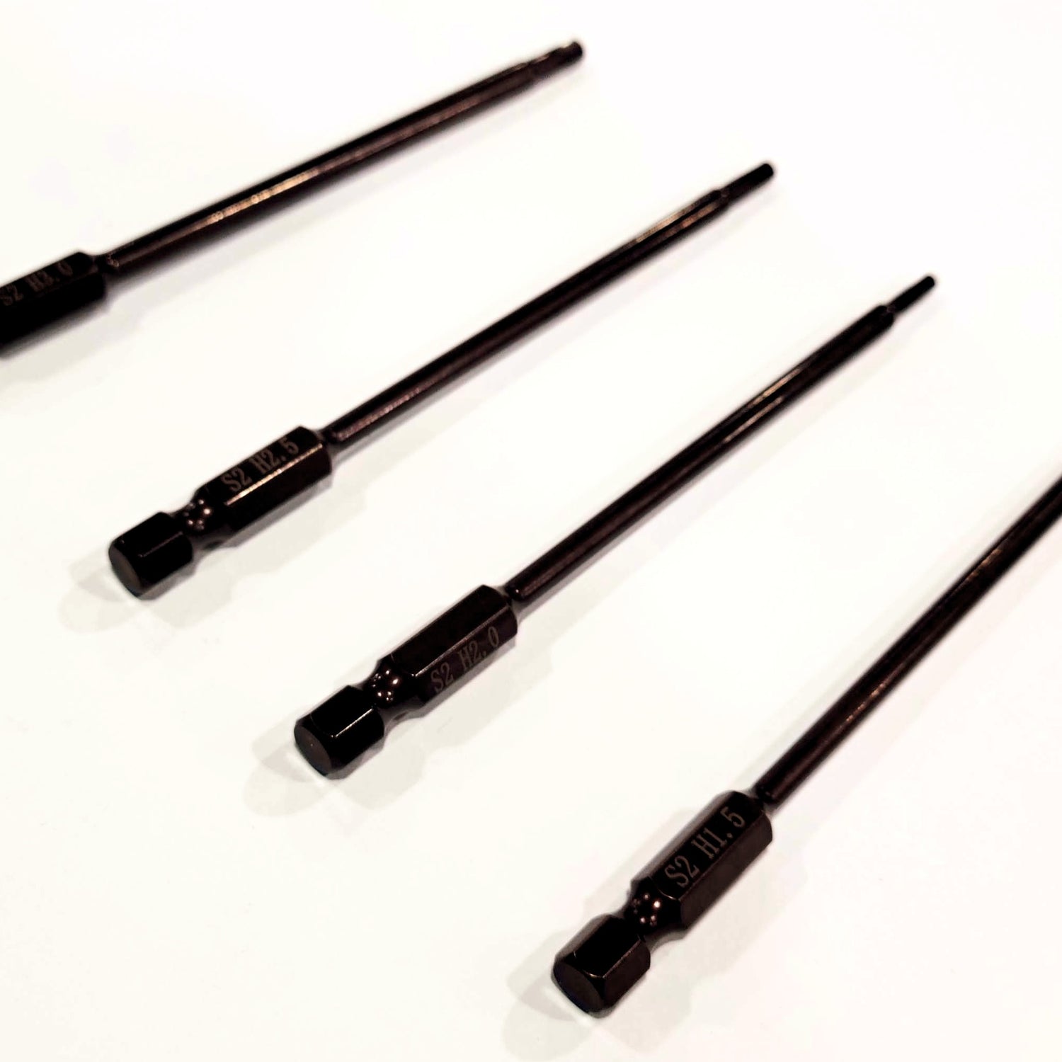 IronManRc MAGNETIC Dysnasty Drivers Juego de puntas de taladro métricas de 1/4 1,5 2,0 2,5 3,0