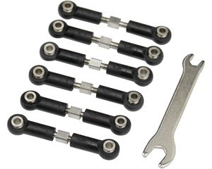 Hot Racing TRF160 Stainless Steel Turnbuckle Kit, for Traxxas 4 Tec