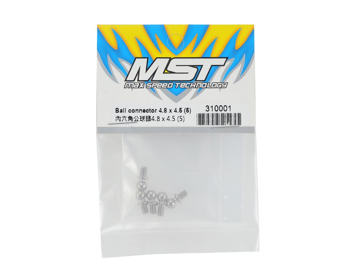 MST 310001 RMX 2.0 S 4.8x4.5mm Ball Connector (5)