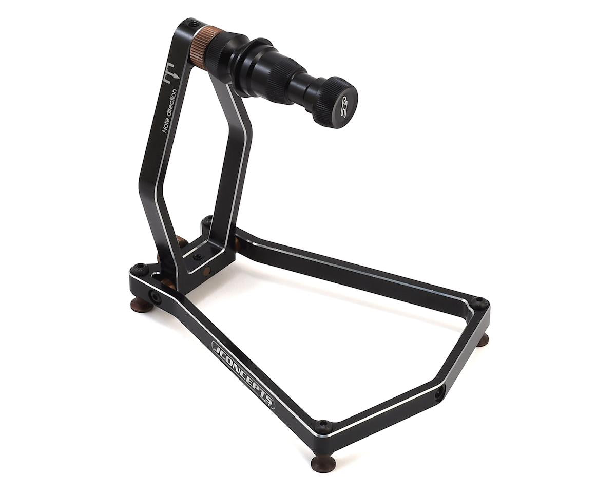 JConcepts JCO25382 1/10 & 1/8 Aluminum Tire Balancer w/Case (Black)