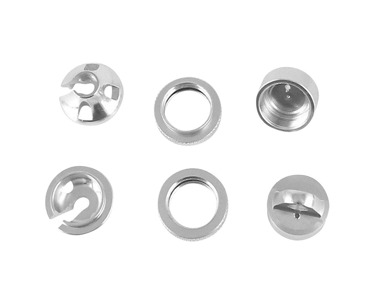 Hot Racing RVO15608 Kit de actualización de amortiguador GTR de aluminio (plateado)