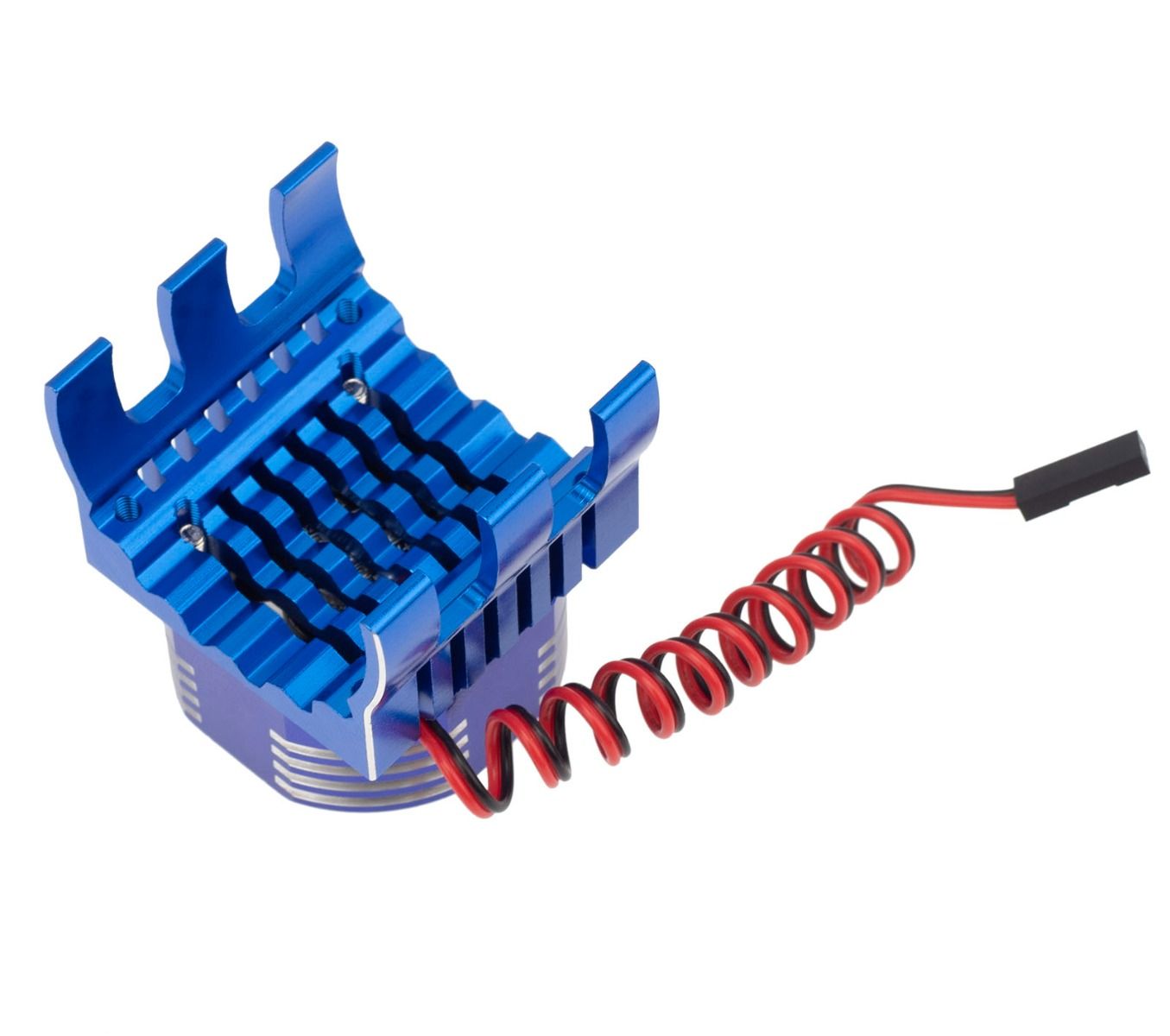 PowerHobby PHT1299-Blue 1/8 Ventilador de refrigeración con luces LED de alta velocidad de aluminio