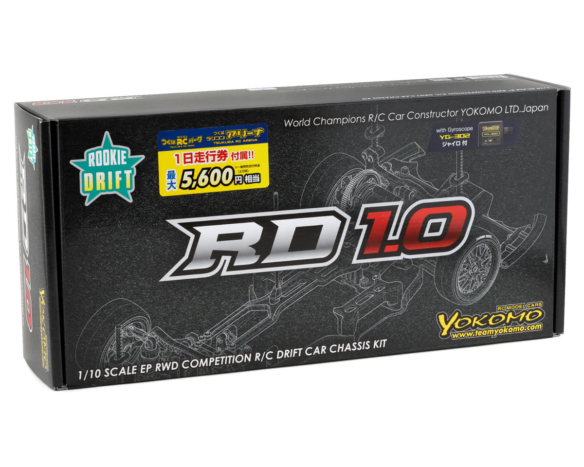 YOKOMO YOKRDR-010G RD1.0 "Rookie Drift" 1/10 2WD RWD Drift Car Kit con giroscopio YG-302