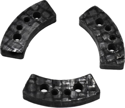 Hot Racing TRX15GSL Carbon Fiber Long Slipper Clutch Pads (3)  Traxxas