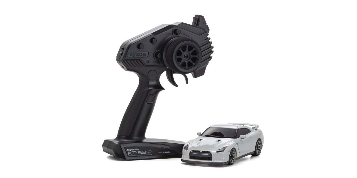 Kyosho KYO32628PW  Mini Z AWD Nissan GT-R (R35) Pearl White