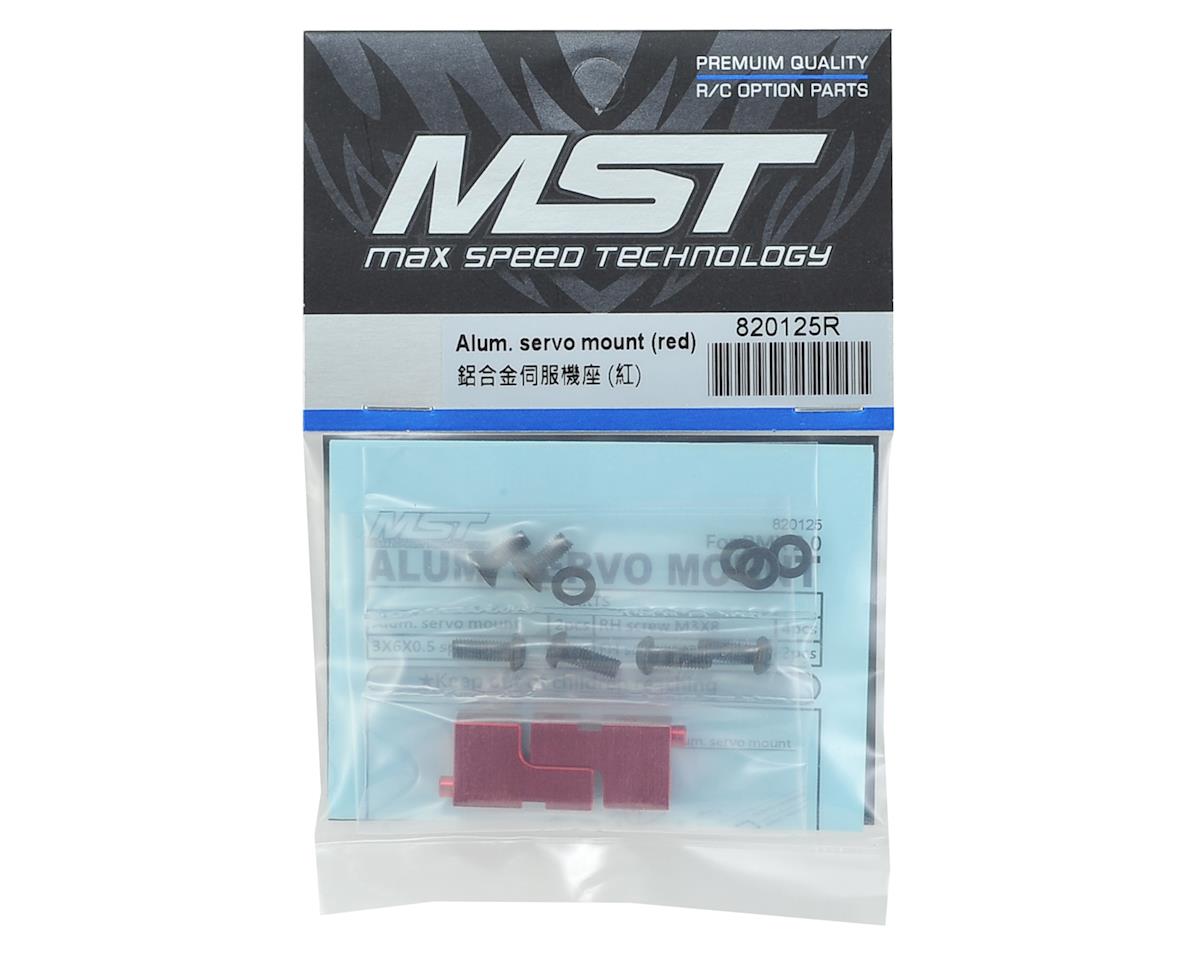 Support de servo en aluminium MST 820125R RMX 2.0 (rouge)