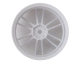 MST 832063W Jeu de roues TSP (blanc) (4) (décalage de 5 mm) avec hexagone de 12 mm
